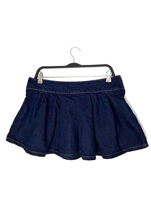 Синяя короткая джинсовая юбка denim co