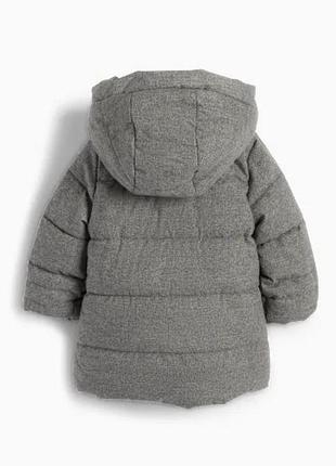 Куртка для дівчинки c&a тепла сіра 2