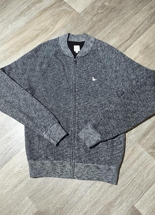 Чоловіча брендова кофта-бомбер jack wills, розмір s-m.