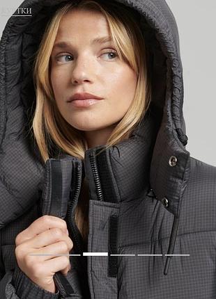 Довгий пуховик superdry p. s-m 2