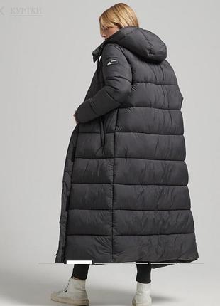 Довгий пуховик superdry p. s-m 3