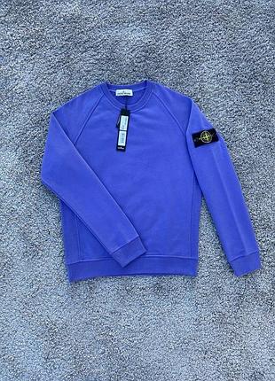 Світшот чоловічий stone island фіолетовий