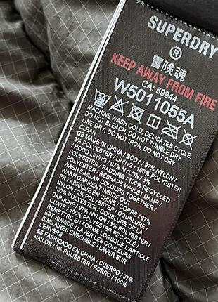 Довгий пуховик superdry p. s-m 9