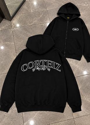 Чоловіче худі corteiz awr / alcatraz logo чорне