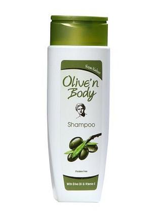 Шампунь для волосся rain з оливковою олією olive’n body 400 мл