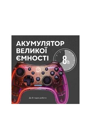 Геймпад canyon brighter gpw-04 wireless rgb 5in1 ps4/xbox360 crystal (cnd-gpw04)