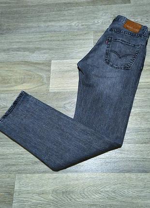 Чоловічі сірі джинси levis 501, розмір 29/32.