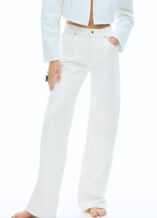 Джинсы женские wide high waist размер 38 (s)