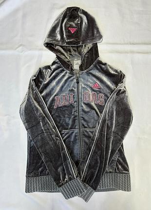 Зіпка велюр adidas