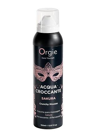 Масажна пінка orgie – acqua croccante sakura (150 мл), ефект бульбашок, що лопаються