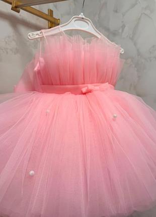 Сукня для дівчинки рожева, розмір 80