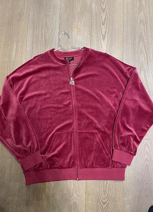 Кофта велюрова juicy couture, розмір l