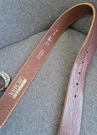 Шкіряний ремінь replay оригінал 6