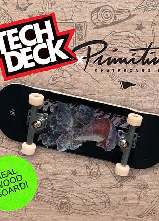 Деревянный фингерборд tech deck performance series primitive skateboarding paul rodriguez warning 32 мм 2