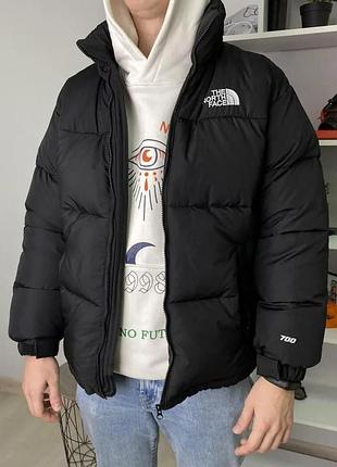 Пуховик чоловічий зимовий the north face 700 чорний l