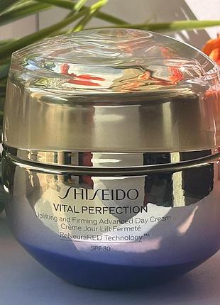 Оригінал крем shiseido vital perfection uplifting and firming advanced day cream spf30