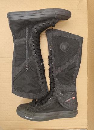 Жіночі високі кеди / чоботи diesel exposure boot w (оригінал) — розмір 36 (23 см)