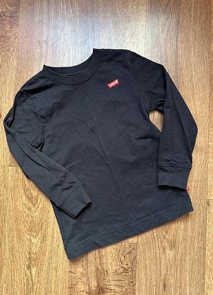 Реглан для хлопчика levi’s чорний розмір 98
