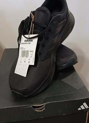 Кросівки чоловічі adidas galaxy 6 m чорні 46 розмір