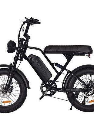Велосипед з електродвигуном spark torn 48v/1200w/20ah li-on 20" чорний