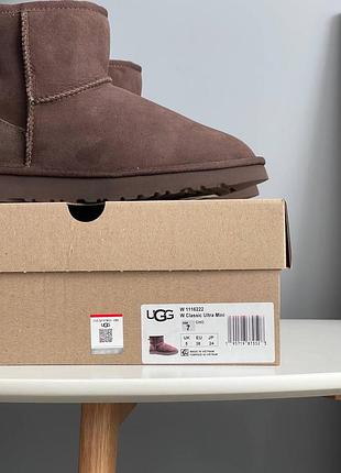 Угги ugg classic mini brown 6