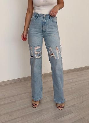 Прикольные прямые джинсы bershka