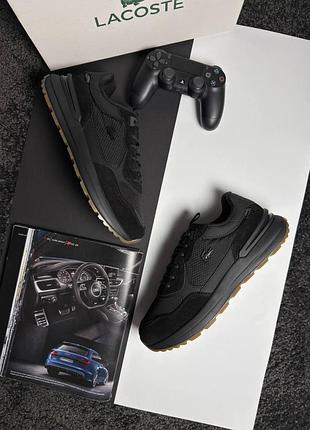 Чоловічі кросівки lacoste urban breaker new gtx black