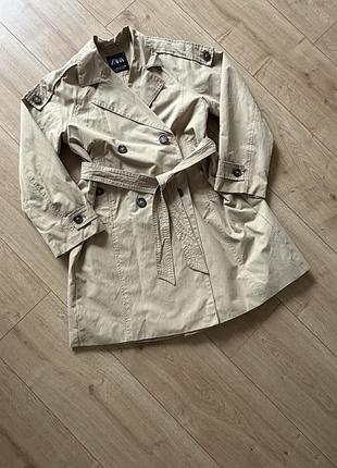 Пальто жіноче zara бежеве