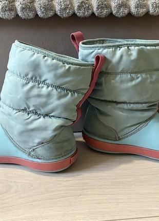 Чоботи дитячі crocs c13 бірюзові 5