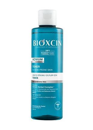 Себорегулирующий тоник bioxcin для лица против акне 200 мл