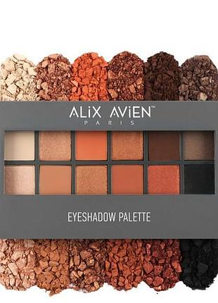Палетка тіней для повік alix avien 555 coffee time 12х1,3 г