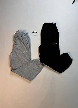 Мужские брюки corteiz / corteiz track pants / брюки кортез оверсайз / брендовые брюки corteiz / спортивные штаны corteiz серые / черные спортивные шта