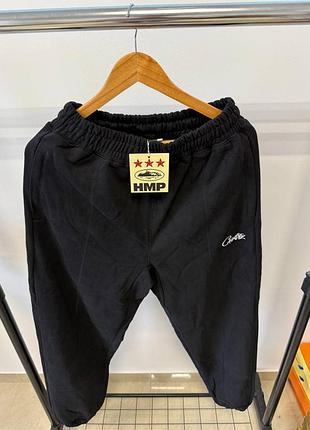 Брендові спортивні штани corteiz / corteiz sweatpants oversize / джогери кортез / чоловічі джогери corteiz / спортивні штани corteiz оверсайз / сірі с