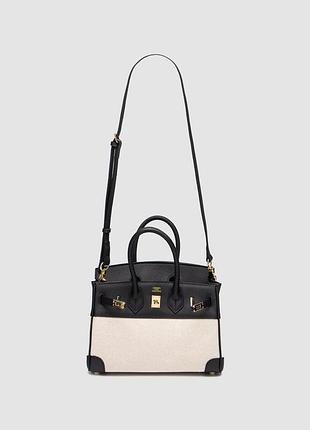 💎 hermes birkin 25 black/canvas 2