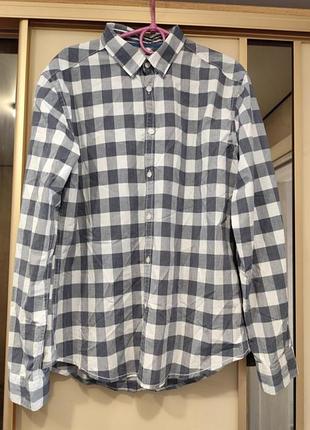 Рубашка, рубашка в клетку esprit. состояние идеально 100 процентов коттон. замеры: длина 72 под мышками 55 плечи 46 длина рукава 64