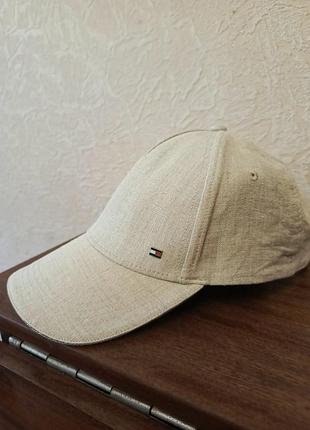 Бейсболка tommy hilfiger 100%-льон.one size.