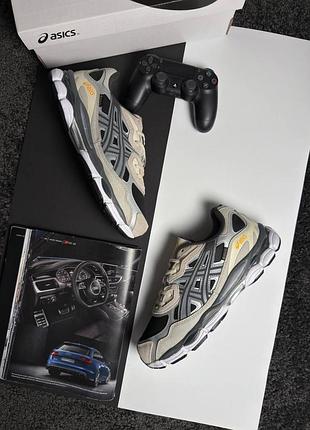 Чоловічі кросівки asics gel-nyc gtx beige black metallic