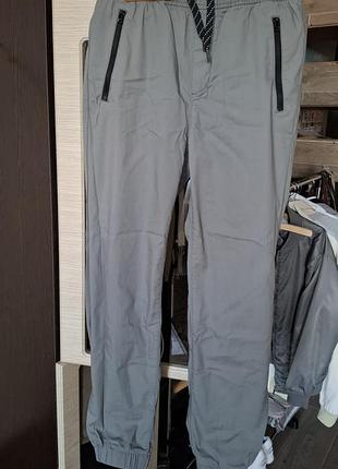 Брюки для хлопчика old navy джогери сірі розмір 164