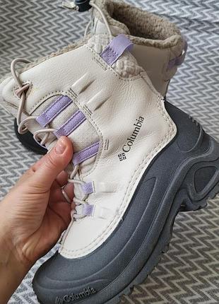 Чоботи дитячі зимові columbia youth bugaboot celsius fawn/frosted purple