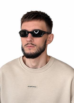 Окуляри oakley splice polarized matte/black frame black lenses unisex y2k gorpcore