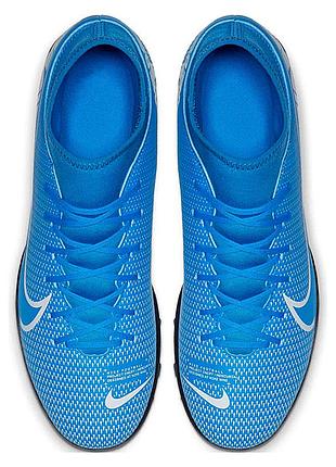 Кросівки nike superfly 7 club ic блакитні сині дитячі спортивні бутси шиповки футзалки футбол спорт