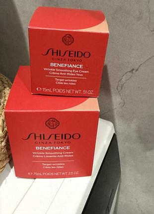 Набір крем для обличчя та очей shiseido