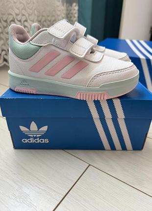 Кросівки для дітей adidas tensaur sport білі з рожевим та м'ятним