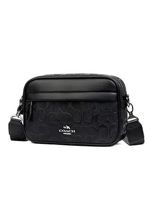 Сумка чоловіча coach чорна