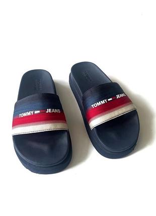 Шльопанці чоловічі tommy hilfiger сині