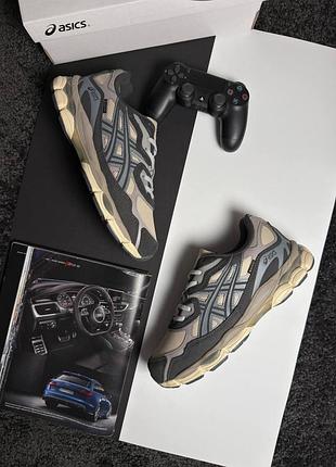 Чоловічі кросівки asics gel-nyc gtx beige grey black