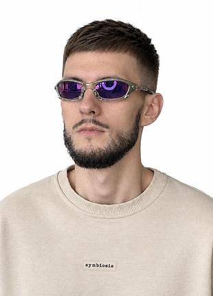 Окуляри oakley splice polarized clear-purple vintage y2k