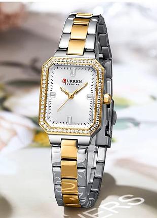 Curren 9102 silver-gold-white 4