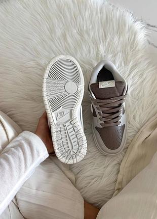 Кросівки nike dunk brown grey gore-tex termo 8