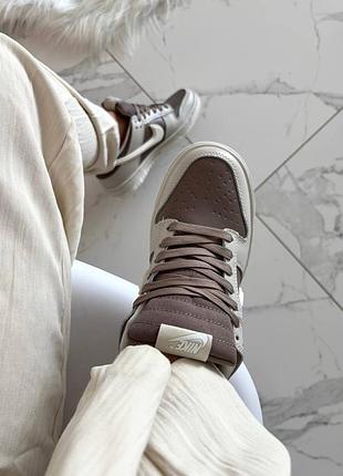 Кросівки nike dunk brown grey gore-tex termo 6